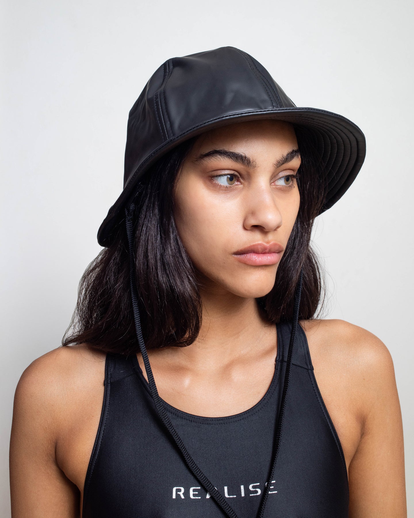 Mat Black Sun Hat